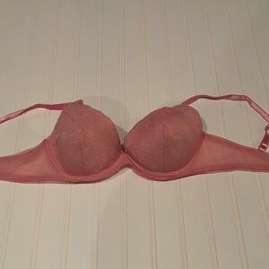 Calvin Klein Pink Lace Bra